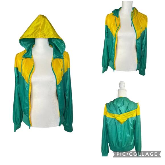 Nike Jackets & Blazers - Nike Windrunner Women's Jacket Teal Yellow Windbreaker Jacket Size Small - EUC